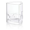 JoyJolt Revere Triangle 13 oz. Double Old Fashioned Whiskey Glasses (Set of 4) - Elegant Cocktail Glasses