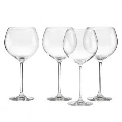 Lenox Tuscany Classics Grand Beaujolais Wine Glasses (Set of 4) - Elegant Red Wine Glassware