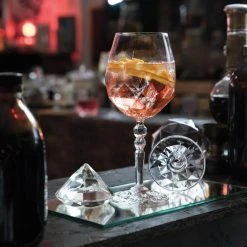 Alkemist Stemmed Goblet Set of 6 - Premium Wine Glasses by Lorren Home Trends -Drinkware Shop lorren home trends assorted wine glass sets 265210 1f 1000