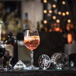 Alkemist Stemmed Goblet Set of 6 - Premium Wine Glasses by Lorren Home Trends -Drinkware Shop lorren home trends assorted wine glass sets 265210 fa 1000