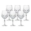 Alkemist Stemmed Cocktail Goblet Set of 6 - Elegant Wine Glasses by Lorren Home Trends