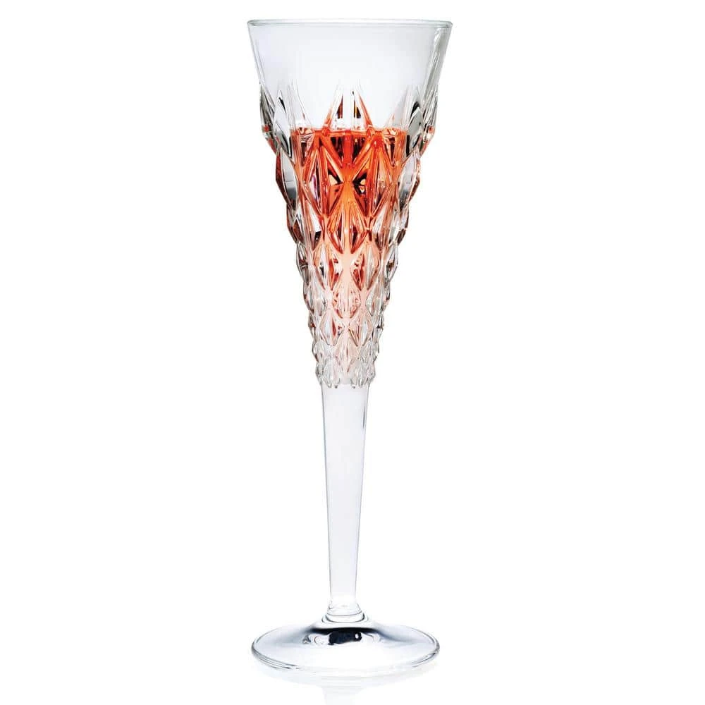 Enigma Collection Flutes (Set of 6) - Premium Champagne Glasses by Lorren Home Trends 3 Enigma Collection Flutes (Set of 6) - Premium Champagne Glasses by Lorren Home Trends - Image 3