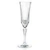RCR Adagio Crystal Champagne Glass Set of 6 - Elegant & Durable by Lorren Home Trends