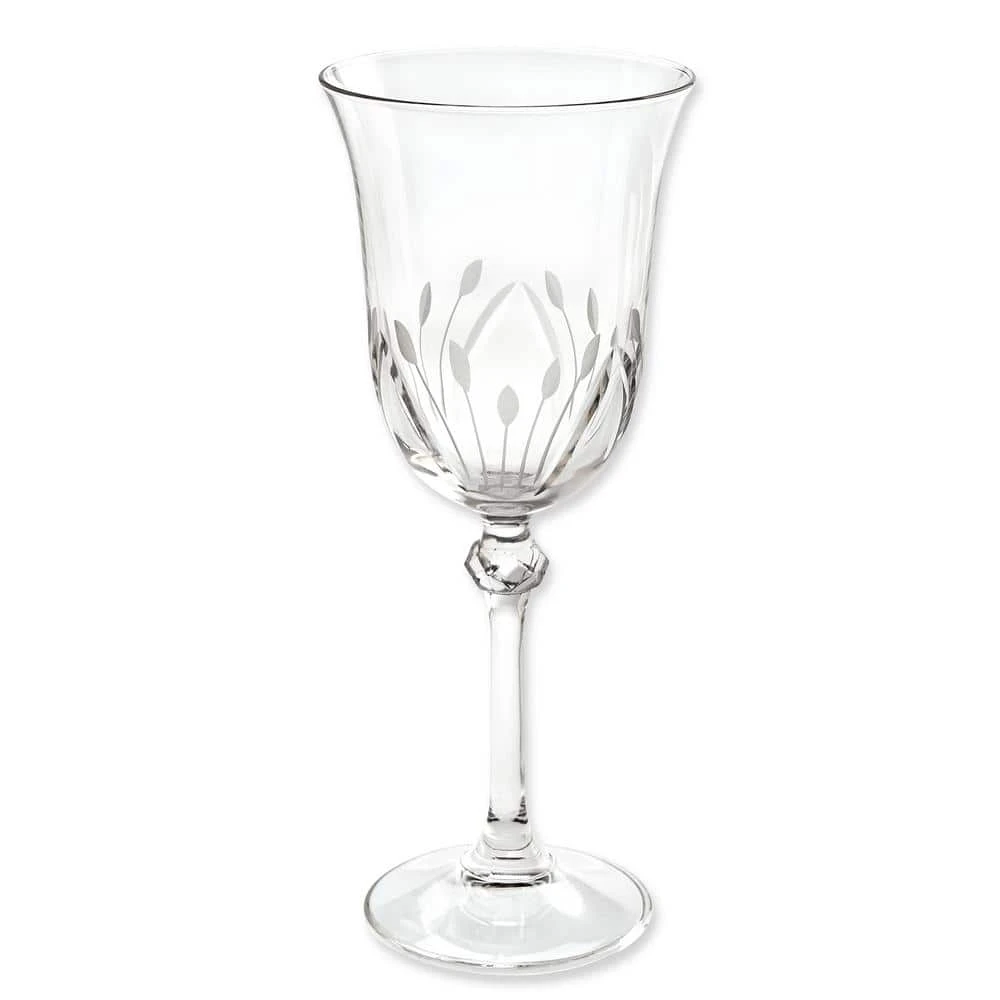 Etched Red Wine Goblets - Premium Set of 6, Made in Italy - Lorren Home Trends 1 Etched Red Wine Goblets - Premium Set of 6, Made in Italy - Lorren Home Trends