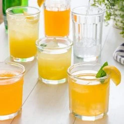 Luminarc Working Glass 16-Piece Clear Glass Set - Durable & Stylish Drinking Glasses -Drinkware Shop luminarc drinking glasses sets n7413 31 1000