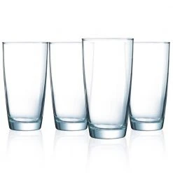 Luminarc Atlas 16 oz. Cooler (Set of 4) - Durable Drinking Glasses for Everyday Use -Drinkware Shop luminarc drinking glasses sets n7521 4f 1000