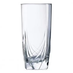 Luminarc Ascot 16.5 oz. Cooler Glass Set of 4 - Durable & Stylish Drinking Glasses