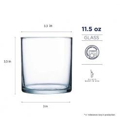 Luminarc Rika 16-Piece Tumbler Set - Durable and Stylish Drinking Glasses -Drinkware Shop luminarc drinking glasses sets n8779 1f 1000