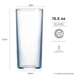 Luminarc Rika 16-Piece Tumbler Set - Durable and Stylish Drinking Glasses -Drinkware Shop luminarc drinking glasses sets n8779 4f 1000