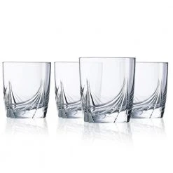 Luminarc Ascot 13 oz. DOF Glass (Set of 4) - Premium Cocktail Glasses for Modern Bars & Homes -Drinkware Shop luminarc shot glasses n8769 4f 1000