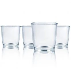 Luminarc Cocoon 14 oz. DOF Glass Set of 4 - Elegant Cocktail & Shot Glasses -Drinkware Shop luminarc shot glasses n8772 4f 1000