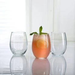 Luminarc Cachet 15 oz. Stemless Wine Glasses Party Pack, Set of 12 – Elegant & Durable -Drinkware Shop luminarc stemless wine glasses n7585 1f 1000