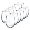 Luminarc Cachet 15 oz. Stemless Wine Glasses Party Pack, Set of 12 – Elegant & Durable