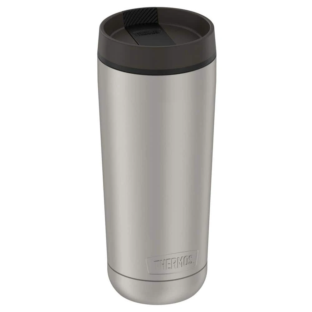 Thermos Guardian 18 oz. Matte Steel Stainless Steel Tumbler - Insulated, Durable, and Stylish 1 Thermos Guardian 18 oz. Matte Steel Stainless Steel Tumbler - Insulated, Durable, and Stylish