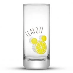 14.2 oz. Disney Mickey Mouse Citrus Tall Drinking Glass Set of 4 - JoyJolt 9 14.2 oz. Disney Mickey Mouse Citrus Tall Drinking Glass Set of 4 - JoyJolt -Drinkware Shop multi joyjolt highball glasses jds10741 1f 1000