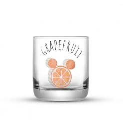 JoyJolt Disney Mickey Mouse Citrus Short Drinking Glass Set of 4 - 10 oz. Cocktail & Whiskey Glasses -Drinkware Shop multi joyjolt whiskey glasses jds10742 4f 1000