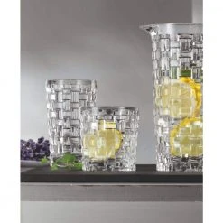 Nachtmann Bossa Nova Whiskey Clear Crystal Tumbler Set of 4 - Premium Drinking Glasses -Drinkware Shop nachtmann drinking glasses sets 0092076 31 1000