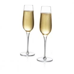 Nambe Vie 9 oz. Champagne Flute (2-Pack) - Elegant Modern Wine Glasses 6 Nambe Vie 9 oz. Champagne Flute (2-Pack) - Elegant Modern Wine Glasses -Drinkware Shop nambe champagne glasses mt0951 4f 1000