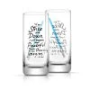 Star Wars New Hope Obi-Wan Kenobi Blue Lightsaber 14.2 oz. Tall Drinking Glass (Set of 2) by JoyJolt - Perfect for Cocktails & Highball Drinks
