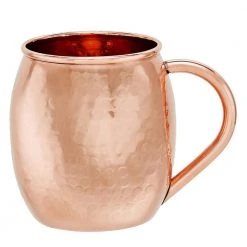 Old Dutch 16 oz. Hammered Solid Copper Mule Mug Set of 2 - Premium Cocktail Glasses -Drinkware Shop old dutch moscow mule mugs 433h 4f 1000