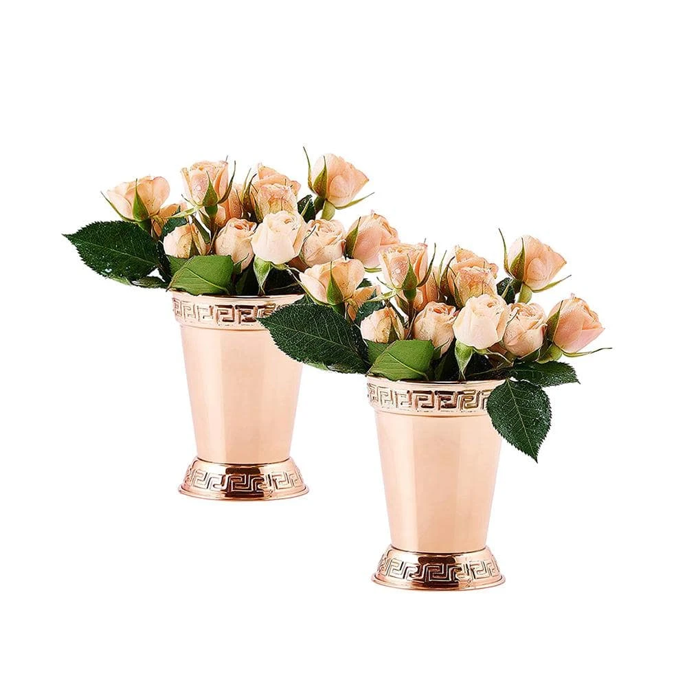 12 oz. Mint Julep Cup in Solid Copper (Set of 2) by Old Dutch - Premium Cocktail Glasses 2 12 oz. Mint Julep Cup in Solid Copper (Set of 2) by Old Dutch - Premium Cocktail Glasses - Image 2