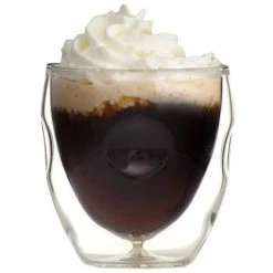 Ozeri Moderna Artisan Series Double Wall 2 oz. Beverage & Espresso Shot Glasses - Set of 2, Shatterproof, Heat & Cold Resistant -Drinkware Shop ozeri shot glasses dw020a 2 4f 1000