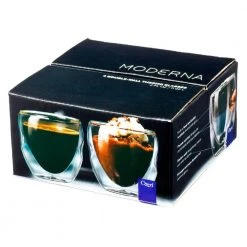 Ozeri Moderna Artisan Series Double Wall 2 oz. Shot Glasses (Set of 4) – Elegant Beverage & Espresso Drinking Glasses -Drinkware Shop ozeri shot glasses dw020a 76 1000