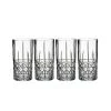 Marquis By Waterford Brady 15 fl. oz. Crystal Hi Ball Glass Set of 4 - Elegant Cocktail Glasses