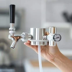 64 oz. Stainless Steel Beer Growler - Double-Wall Vacuum Insulated Keg - Half Gallon, Ocean Blue by Razorri -Drinkware Shop razorri beer growlers comodo cg64oz 66 1000