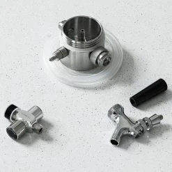 64 oz. Stainless Steel Beer Growler - Double-Wall Vacuum Insulated Keg - Half Gallon, Ocean Blue by Razorri -Drinkware Shop razorri beer growlers comodo cg64oz 76 1000