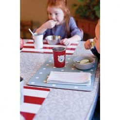 Stainless Steel Animal Cups Set of 4 - Panda, Hippo, Mouse, Bear, Multicolored by RED ROVER -Drinkware Shop red rover drinking glasses sets 20008 fa 1000