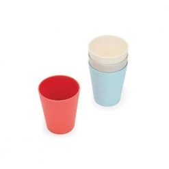 8.45 oz. Bamboo Kids' Cups (Set of 4) – Eco-Friendly, Durable & Stylish by RED ROVER -Drinkware Shop red rover drinking glasses sets 20012 76 1000