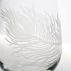 Rolf Glass Peacock 18 oz. Clear AP Wine Glass Set of 4 - Elegant & Durable Drinking Glasses -Drinkware Shop rolf glass assorted wine glass sets 204260 s4 44 1000