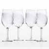 Rolf Glass Peacock 18 oz. Clear AP Wine Glass Set of 4 - Elegant & Durable Drinking Glasses