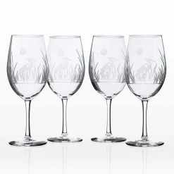 Heron 18 oz. All-Purpose Wine Glass Set of 4 - Elegant & Durable by Rolf Glass