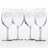 Aspen Leaf 18 oz. Clear All Purpose Wine Glasses (Set of 4) - Rolf Glass