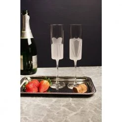 Wedding Cheers Formal 5.75 oz. Champagne Flutes (Set of 2) – Elegant Glassware by Rolf Glass -Drinkware Shop rolf glass champagne glasses 318912 31 1000