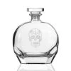 Sugar Skull 23 oz. Whiskey Decanter with Elegant Design by Rolf Glass
