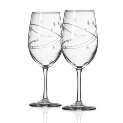 Space 18 fl. oz. All Purpose Wine Glasses (Set of 2) - Premium Red Wine Glasses by Rolf Glass