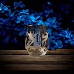 Rolf Glass Dragonfly 17 oz. Clear Stemless Wine Glass Set of 4 - Elegant and Durable 9 Rolf Glass Dragonfly 17 oz. Clear Stemless Wine Glass Set of 4 - Elegant and Durable -Drinkware Shop rolf glass stemless wine glasses 206332 s4 31 1000
