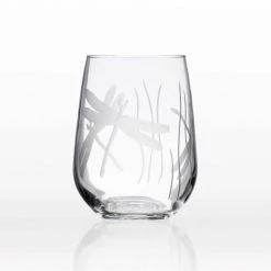 Rolf Glass Dragonfly 17 oz. Clear Stemless Wine Glass Set of 4 - Elegant and Durable 8 Rolf Glass Dragonfly 17 oz. Clear Stemless Wine Glass Set of 4 - Elegant and Durable -Drinkware Shop rolf glass stemless wine glasses 206332 s4 4f 1000