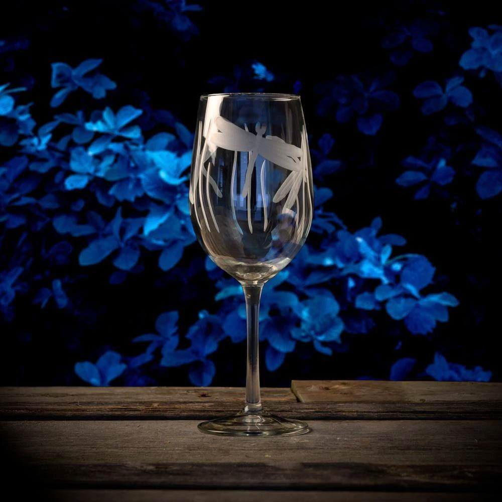 Rolf Glass Dragonfly 12 oz. Clear White Wine Glass (Set of 4) - Elegant & Durable 3 Rolf Glass Dragonfly 12 oz. Clear White Wine Glass (Set of 4) - Elegant & Durable - Image 3