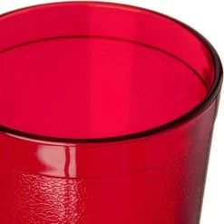 20 oz. SAN Plastic Stackable Tumbler in Ruby (Case of 72) by Carlisle - Durable & Eco-Friendly -Drinkware Shop ruby carlisle drinking glasses sets 522010 1f 1000