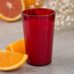 Carlisle Stackable 5 oz. Ruby Red SAN Plastic Tumblers, 72-Case - Durable & Lightweight Drinking Glasses 5 Carlisle Stackable 5 oz. Ruby Red SAN Plastic Tumblers, 72-Case - Durable & Lightweight Drinking Glasses -Drinkware Shop ruby carlisle drinking glasses sets 5501 82 31 1000