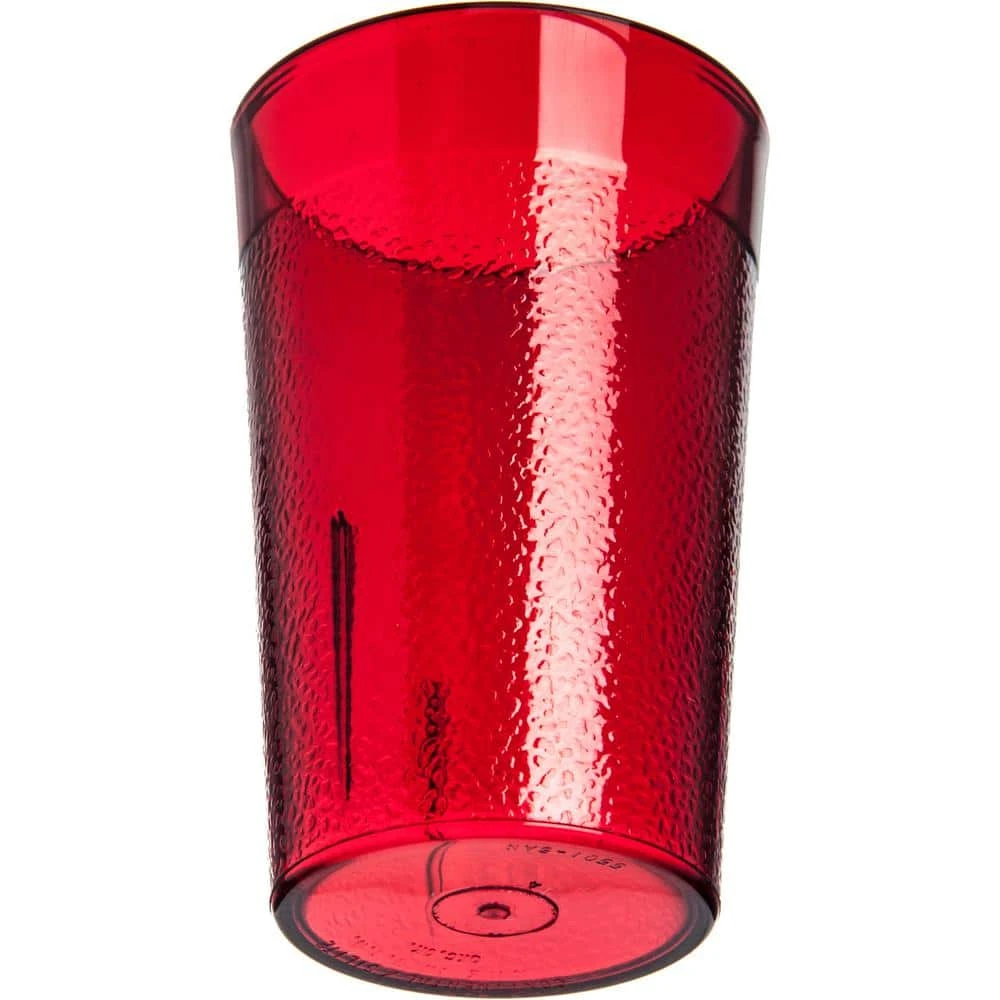 Carlisle Stackable 5 oz. Ruby Red SAN Plastic Tumblers, 72-Case - Durable & Lightweight Drinking Glasses 1 Carlisle Stackable 5 oz. Ruby Red SAN Plastic Tumblers, 72-Case - Durable & Lightweight Drinking Glasses