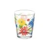 15oz. 4-Pack Midsummer Floral Plastic Drinking Glasses by TarHong - Durable & Stylish