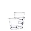 BOLD DRINKWARE Club Stack 12 oz. Polycarbonate Double Old Fashioned Glasses (Set of 6) – Durable Cocktail Glasses for Bars & Home