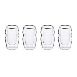 MasterPRO 1.69 oz. Shot Glasses - Set of 4 for Cocktails, Whiskey, and Spirits