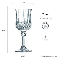 Unbranded 4-Piece Longchamp Cordial Set - Elegant Cocktail and Shot Glasses for Home Bar and Party 8 Unbranded 4-Piece Longchamp Cordial Set - Elegant Cocktail and Shot Glasses for Home Bar and Party -Drinkware Shop shot glasses p1629 1f 1000