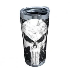 Marvel Punisher 20 oz. Stainless Steel Tumbler with Lid by Tervis – Durable & Insulated